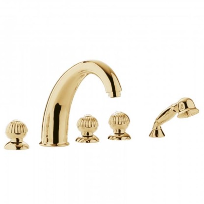 Смеситель для ванны Bongio Radiant, цвет: золото