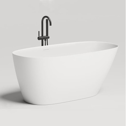 Salini Sofia Ванна отдельностоящая 150x75x60.5см., донный клапан "Up&Down", сифон, слив-перелив, материал: S-Sense, цвет: белый матовый