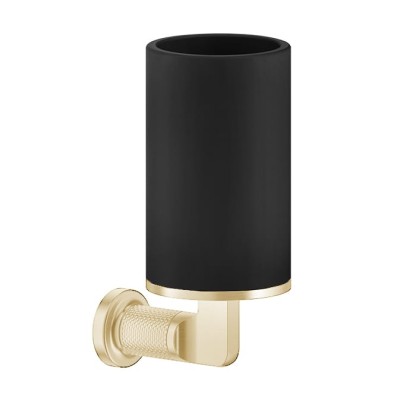 Gessi Inciso Стакан, подвесной, цвет: золото/черный