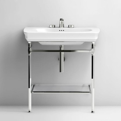 Artceram CIVITAS Структура металлическая 68х49.6см Quadra, полка стекло, напольная, цвет: хром