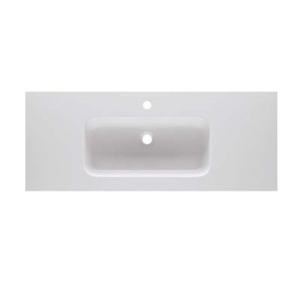 Eban Ebantech  Раковина 82х45.5х14.5 см, 1 отв., цвет: белый