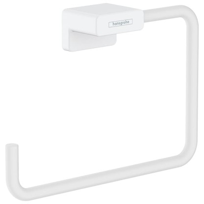 Hansgrohe AddStoris Полотенцедержатель 18.9см., кольцо, цвет: белый матовый