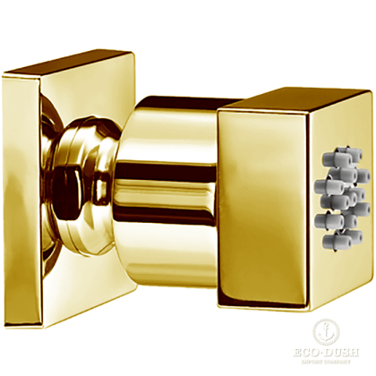 CISAL Cherie Боковая форсун*ка квадратная, цвет: золото