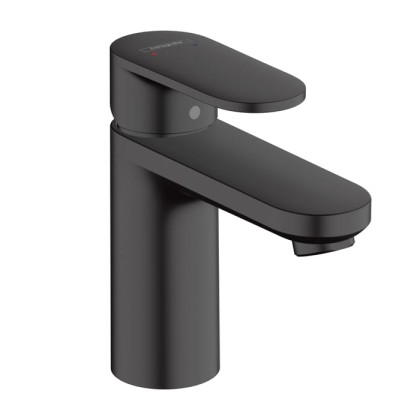 Hansgrohe Vernis Blend Смеситель для раковины, излив 100 мм, цвет: матовый черный