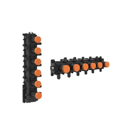 Gessi Origini Встраиваемая часть настенного термостатического смесителя с 5 запорными вентилями