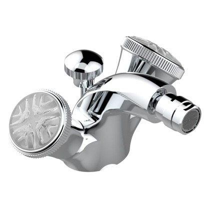 THG Hirondelles Смеситель для биде, 1 отв., цвет: хром