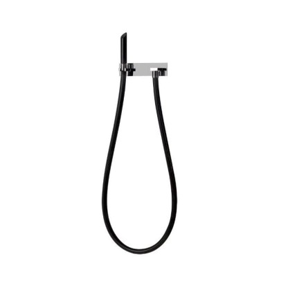 Gessi Water Tube Kneip Душевой комплект, состоящий из вывода воды, держателя, шланга 2м и лейки, цвет: хром