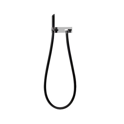 Gessi Water Tube Kneip Душевой комплект, состоящий из вывода воды, держателя, шланга 2м и лейки, цвет: хром