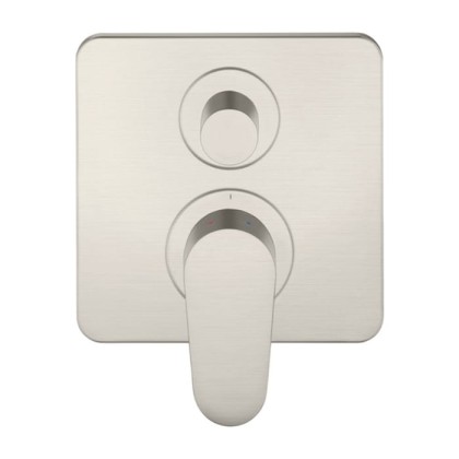 Axor Citterio M Смеситель для ванны, встраиваемый, с переключателем на 2 потока, цвет: сталь