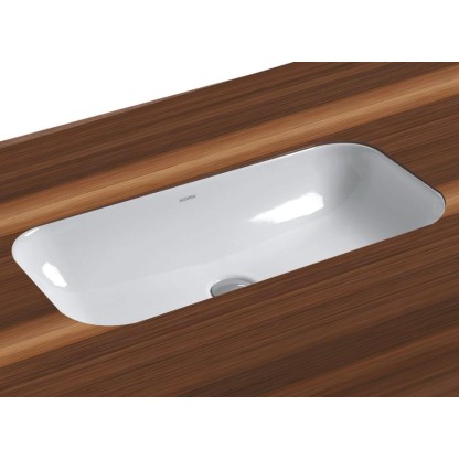 AZZURRA GLAZE Раковина 69х38 см, без отв., цвет: белый