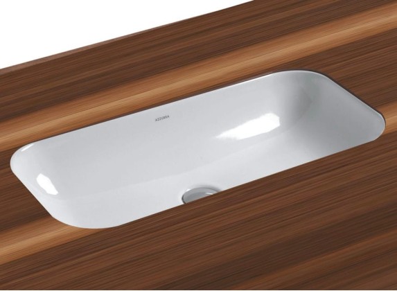 AZZURRA GLAZE Раковина 69х38 см, без отв., цвет: белый