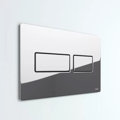 TECEsolid Панель смыва с двойной системой смыва для унитаза, цвет: хром глянцевый