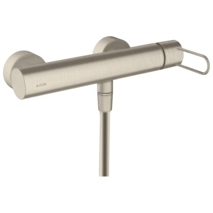 Axor Uno Смеситель для душа, однорычажный, настенный, цвет: шлифованный никель