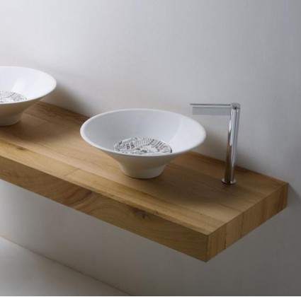 Kerasan Deco Cocktail Раковина 45x16 см, без отв., цвет: белый