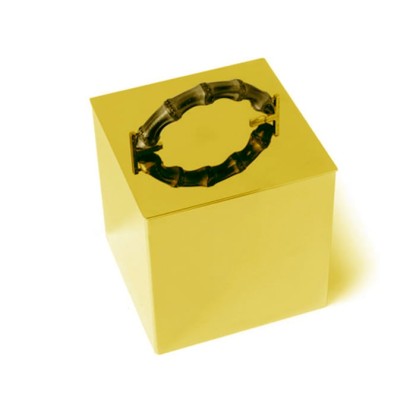 Bertocci Guccio Контейнер с крышкой 15хh17х15см., цвет: золото