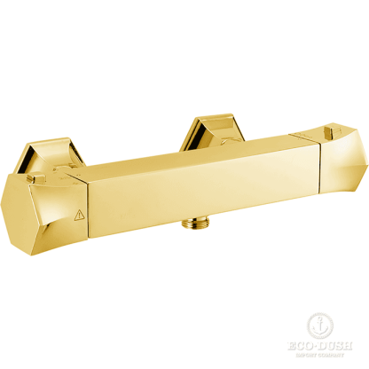 CISAL Cherie Термостатический смеситель настенный для душа, цвет: золото