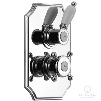 HUBER Victorian Встраиваемый термостатический смеситель для душа c запорным вентилем, цвет: хром