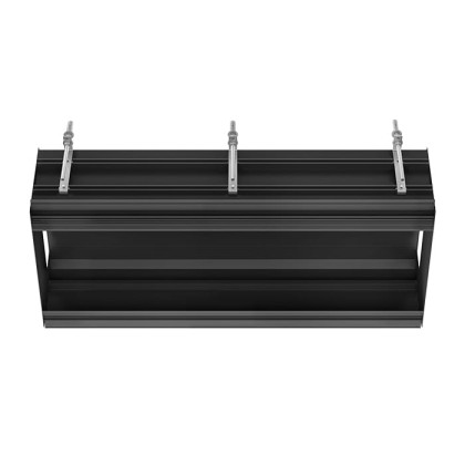 Gessi Binario Профиль линейный 880 мм, для 4 модулей, установка Shift-Fix, цвет: Black XL