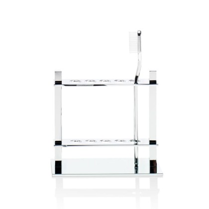 Decor Walther DW 330 Держатель для зубных щёток 15x7x13.5см, настольный, цвет: хром