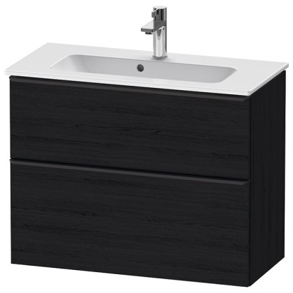 Duravit D-Neo Тумбочка подвесная Compact 81x37.2x62.5см., раковина, 1 ящик, цвет: Black Oak
