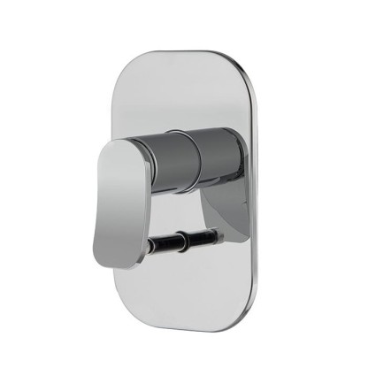 Carlo Frattini Flo' Смеситель для душа,  с переключателем на 2 источника, без внутр. части, цвет: хром