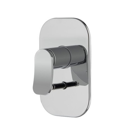Carlo Frattini Flo' Смеситель для душа,  с переключателем на 2 источника, без внутр. части, цвет: хром