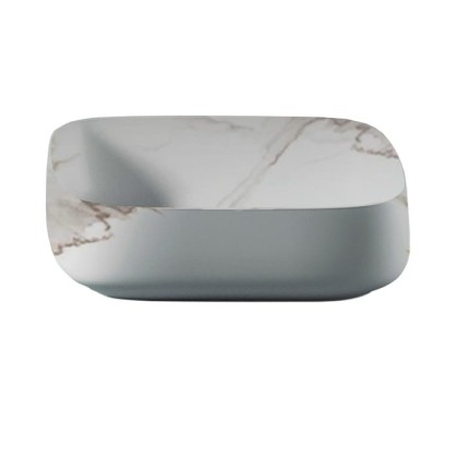 Artceram Cognac Раковина 56x41 см, без отв., накладная, цвет: calacatta