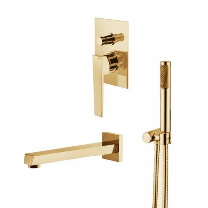 Смеситель для ванны Bongio Stelth, цвет: золото