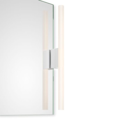 Decor Walther Omega 1 Светильник на зеркало 5x4.5x9(30-60)см, 1x S14D 30-60cm 1 Socket, цвет: белый матовый