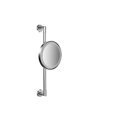 EMCO Pure Зеркало косметическое, LED, ?203мм, регулир., 3x кратное увеличение, подвесной, цвет: хром