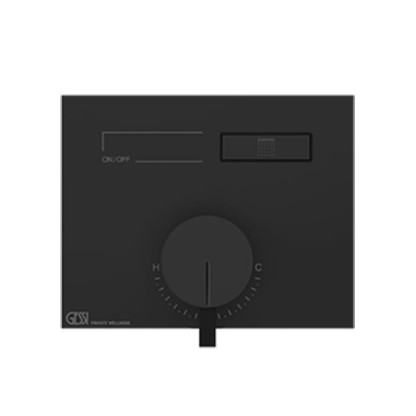 Gessi Hi-Fi Смеситель для душа, с включением 1 источника, внешняя часть, цвет: Black Metal PVD