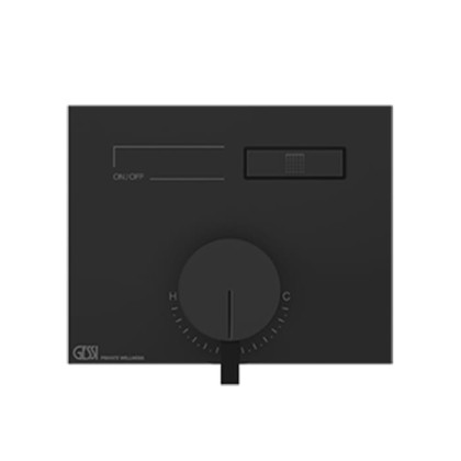 Gessi Hi-Fi Смеситель для душа, с включением 1 источника, внешняя часть, цвет: Black Metal PVD