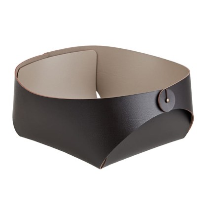 ADJ Корзинка Flora, 20x20xH9 см., цвет: шоколад/капучино