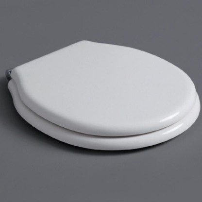 SIMAS Londra Сиденье для подвесного унитаза, цвет: белый/хром