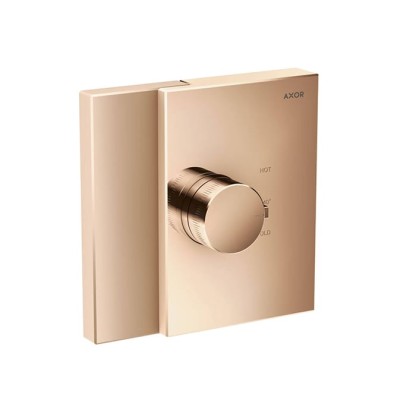 Axor Edge Смеситель для душа Highflow,  встраиваемый, термостат, на 1 источник, внешняя часть, цвет: красное золото