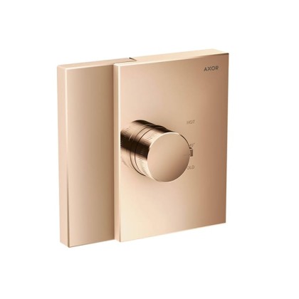 Axor Edge Смеситель для душа Highflow,  встраиваемый, термостат, на 1 источник, внешняя часть, цвет: красное золото