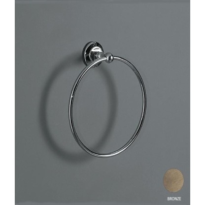 SIMAS Accessori Полотенцедержатель-кольцо 22см., подвесной, цвет: бронза