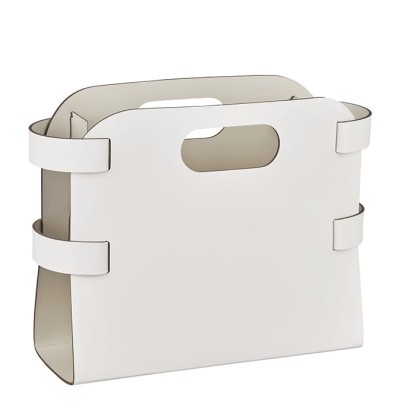 ADJ Журнальница, 16x36xH25 см., цвет: белый/панна котта