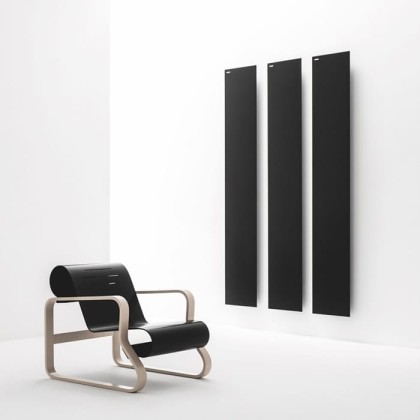 Antrax TAVOLA Liscia Полотенцедержатель электрический 35x171H см, цвет: черный матовый