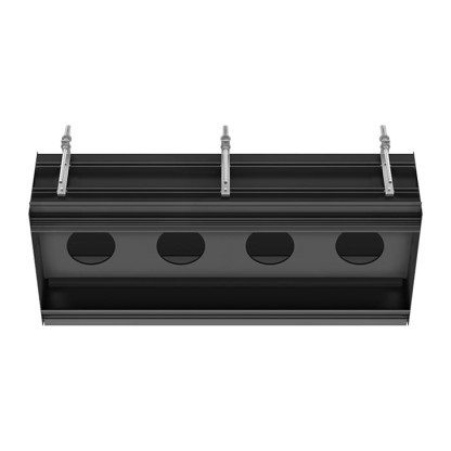 Gessi Binario Профиль линейный 880 мм, для 4 модулей, установка Easy-Fix, цвет: Black XL