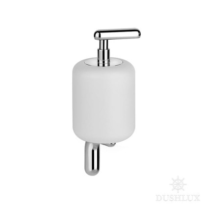 Gessi Goccia Дозатор для жидкого мыла подвесной, цвет: хром/белый