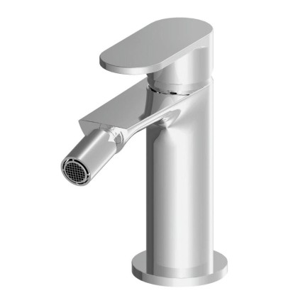 Gattoni H2Omix7000 Смеситель для биде с донным клапаном, излив 108,8 мм цвет: Nickel spazzolato