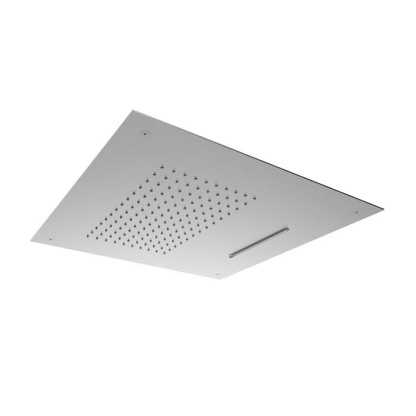 Almar Square Temptation XL Верхний душ, потолочный, 50х50см, 2 режима, цвет: полированная сталь