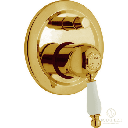 CISAL Arcana Empress Встраиваемый однорычажный смеситель для ванны/душа, цвет: золото