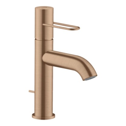 Axor Uno Смеситель для раковины 100, на 1 отв., с донным клапаном, цвет: шлифованное красное золото