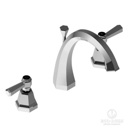 Stella Eccelsa Leve Смеситель для раковины на 3 отверстия 3225, с донным клапаном, цвет: хром