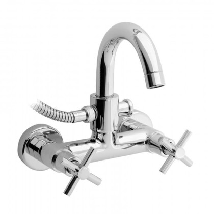 Смеситель для ванны Bongio T Cross, цвет: хром