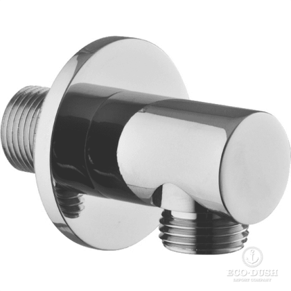 HUBER Harlock Вывод из стены для душевого шланга, цвет: хром,