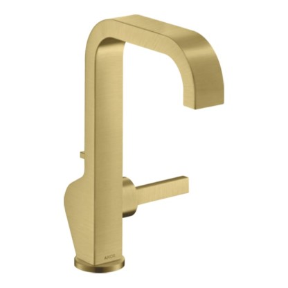 Axor Citterio Смеситель для раковины 190, на 1 отв., с высоким изливом, с донным клапаном, цвет: шлифованная медь