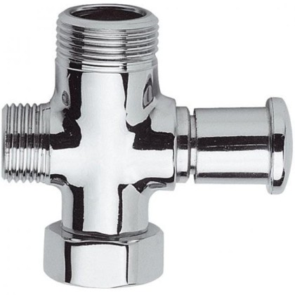 Daniel Complementi Переключатель потоков пневматический, 3/4 внутр., 3/4 наруж., хром